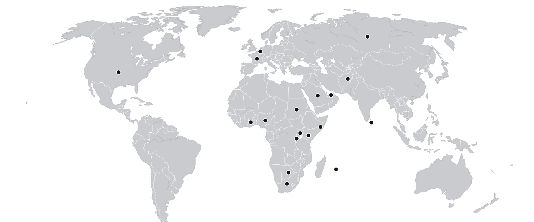International markets served by Stancos