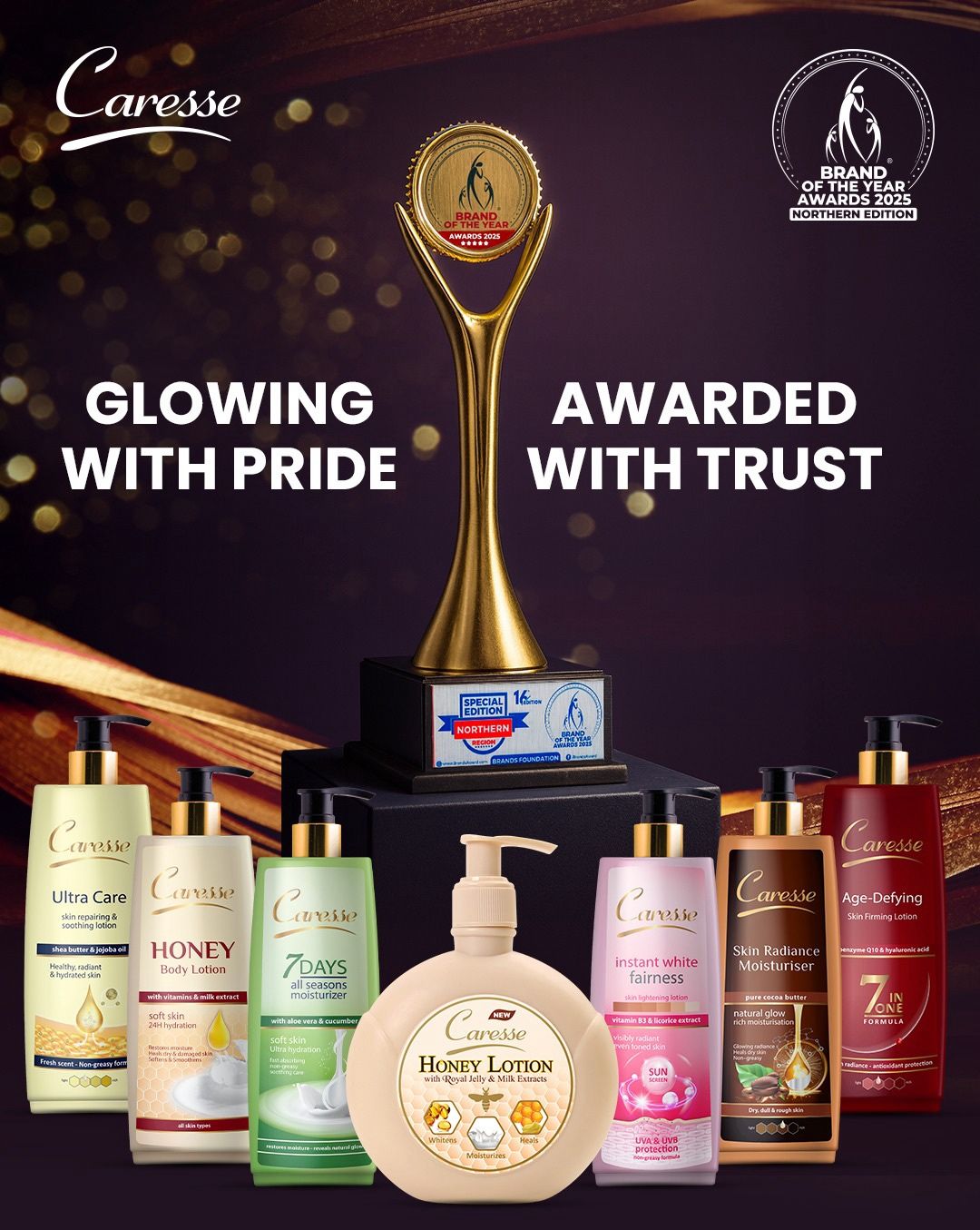Caresse honored with Brand of the Year Award 2025