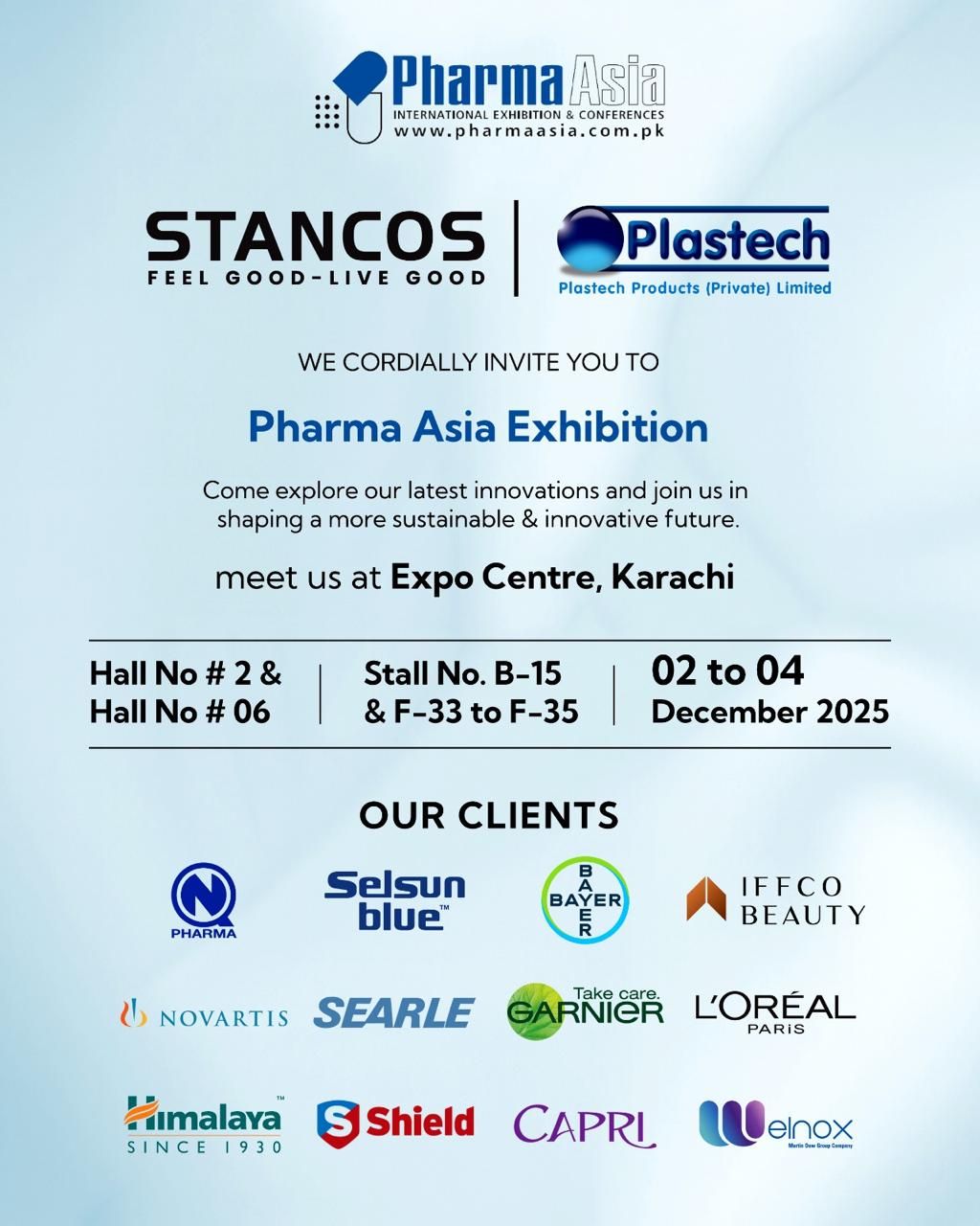 STANCOS & Plastech at Pharma Asia 2025