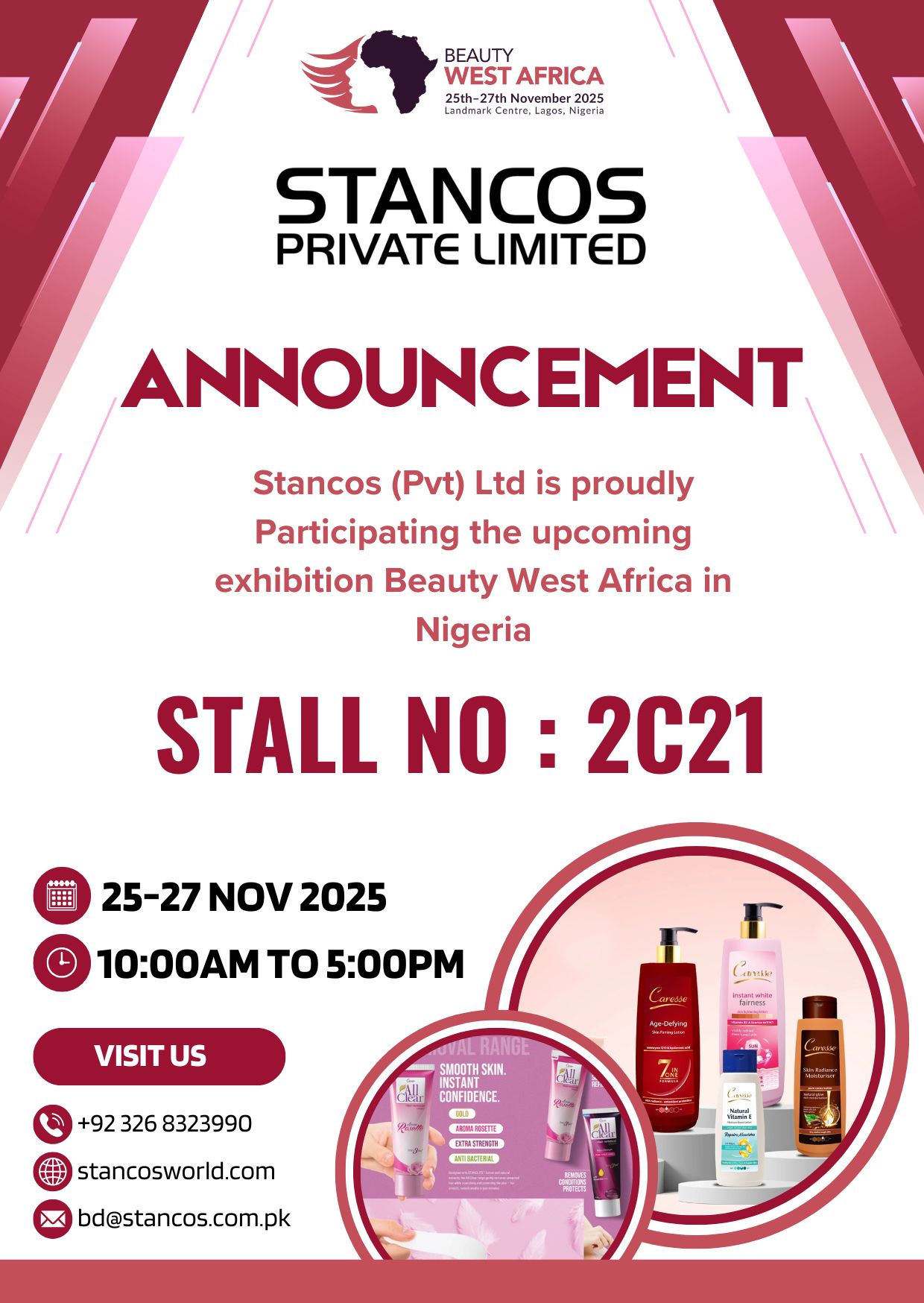 STANCOS at Beauty West Africa 2025